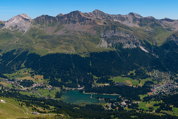 Blick vom Rothorn Richtung Scalottas