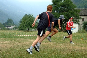 Frisbee zum Ersten …