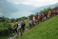 Auf dem Saumpfad &uuml;ber dem Waldensee