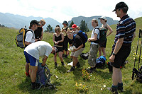 Verarztung der Sanit&auml;terin