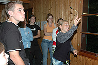 Volle Konzentration beim Dart