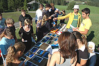 Jahrmarktstimmung beim OL Start