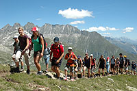 Im Aufstieg zum Pazolastock
