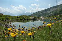 Mittagspause am Lag Serain