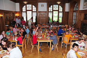 Genau so stilvoll wie der Esssaal sind auch die anderen Räume