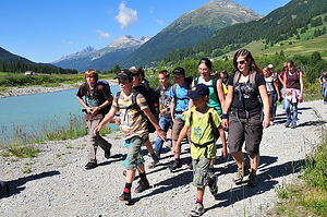 Unterwegs zwischen Madulain und S-chanf
