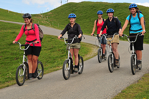 Trottiabfahrt vom Sillerebühl