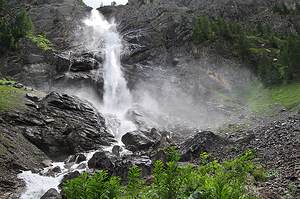 Der untere Teil der Engstligenfälle