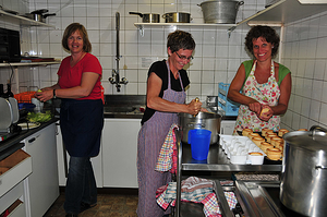 Das Küchenteam - immer für unser leibliches Wohl besorgt