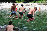 Hinein ins frische Nass