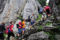 Kurzer aber intensiver Aufstieg