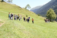 Aufbruch nach dem Mittag