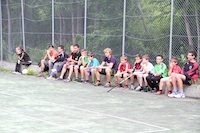 Zuschauer beim zweiten Teil des Tages