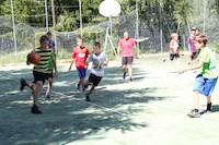 Basketball zum Schluss