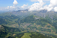Ausblick auf Adelboden