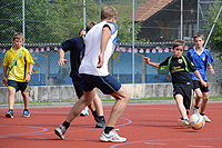 Fussballspiel am Turniertag