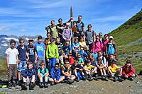 Geschafft, Gruppenfoto auf dem Wildmadfurggeli