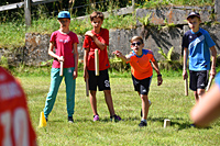 Kubb Spiel an der Lagerolympiade